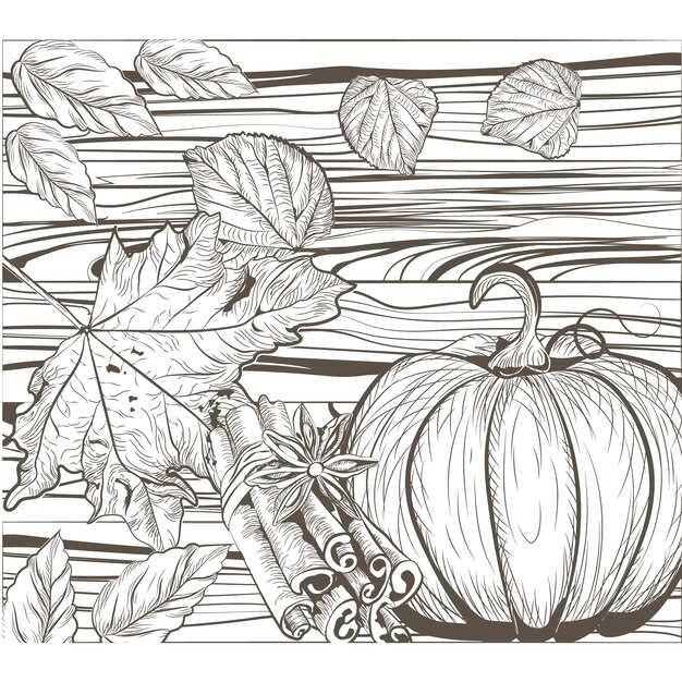 printable pumpkin leaves