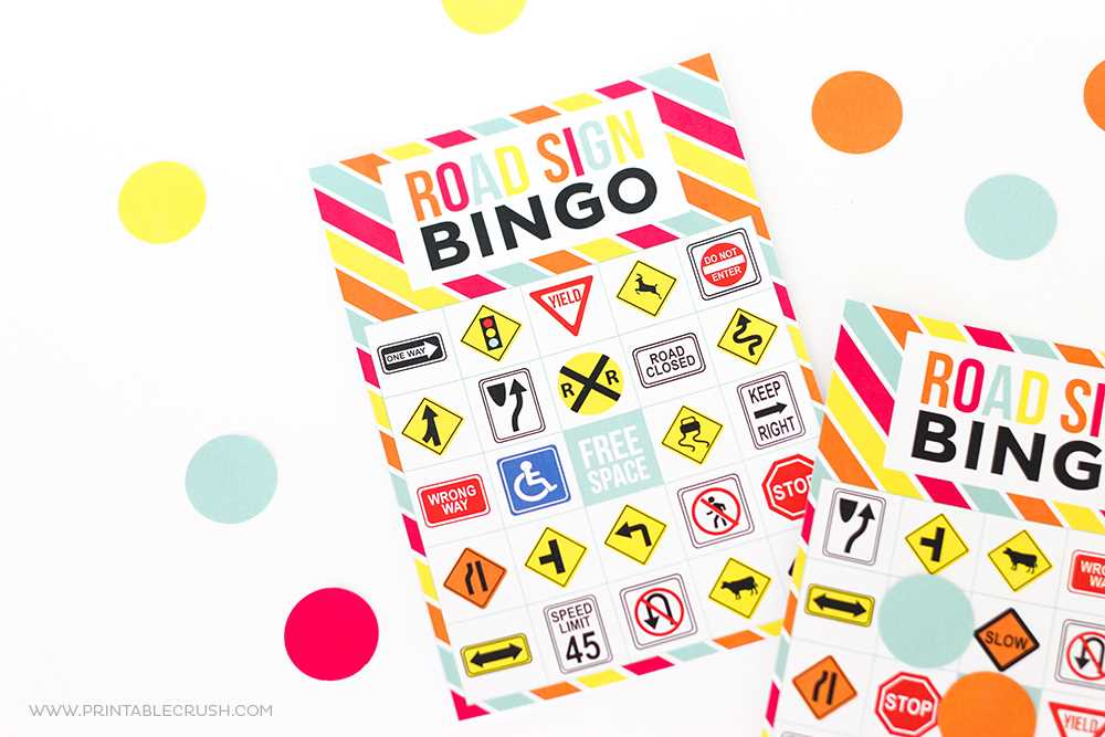 printable road signs