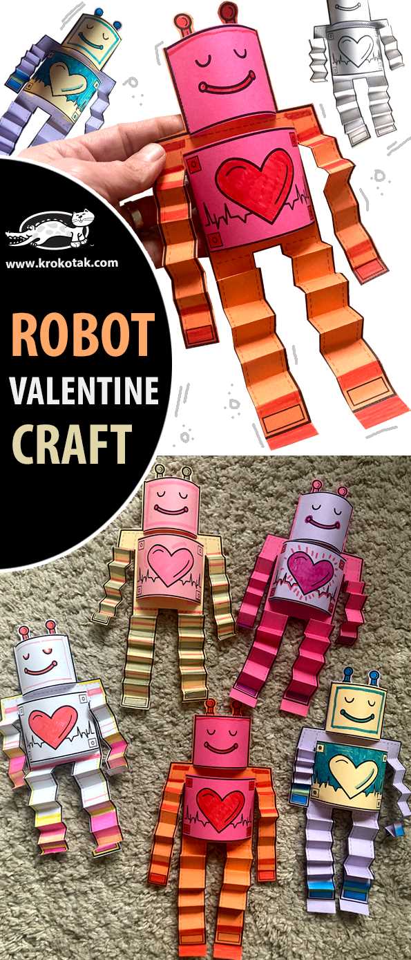printable robot craft