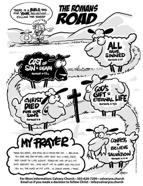 printable roman road to salvation