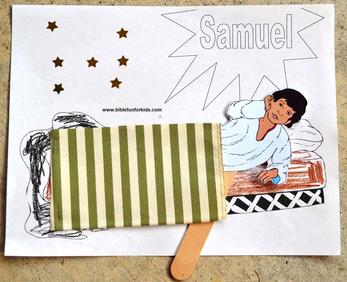 printable samuel bible story activities
