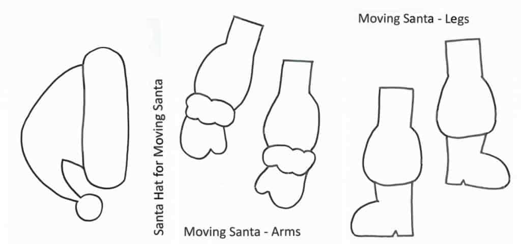 printable santa cut out template