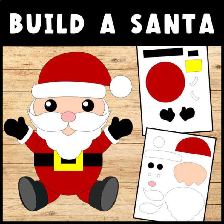 printable santa cut out template