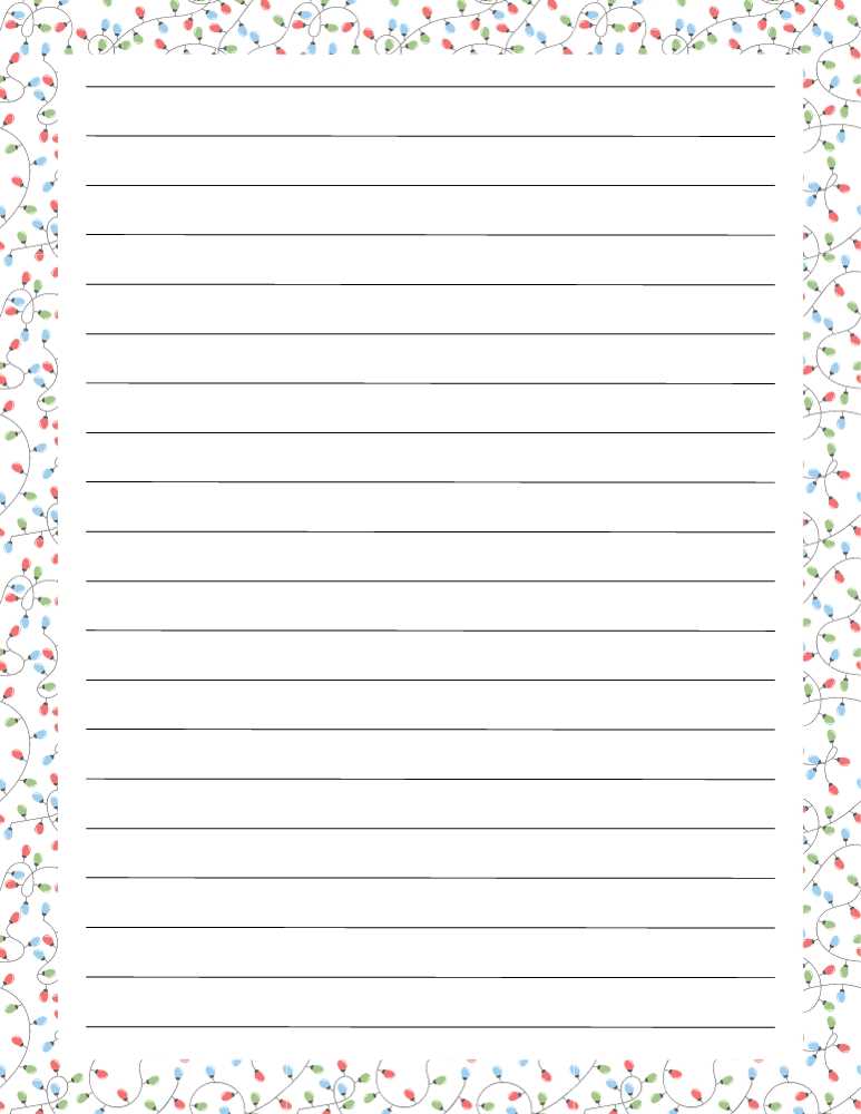 printable santa stationery