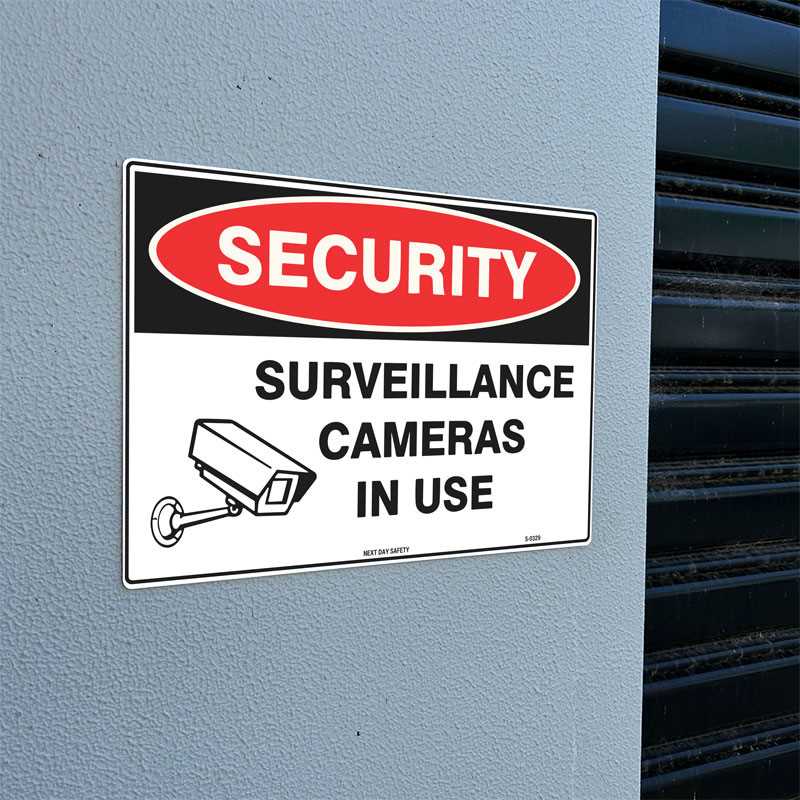 printable security camera signs