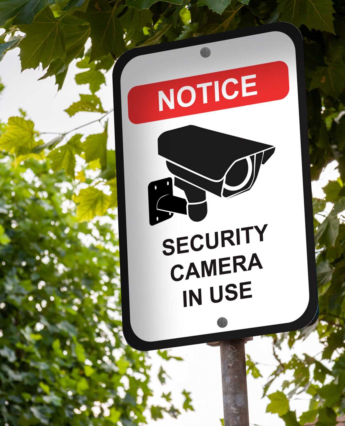 printable security camera signs