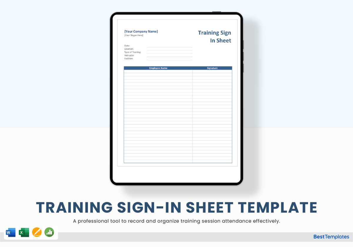 printable sign in sheet free