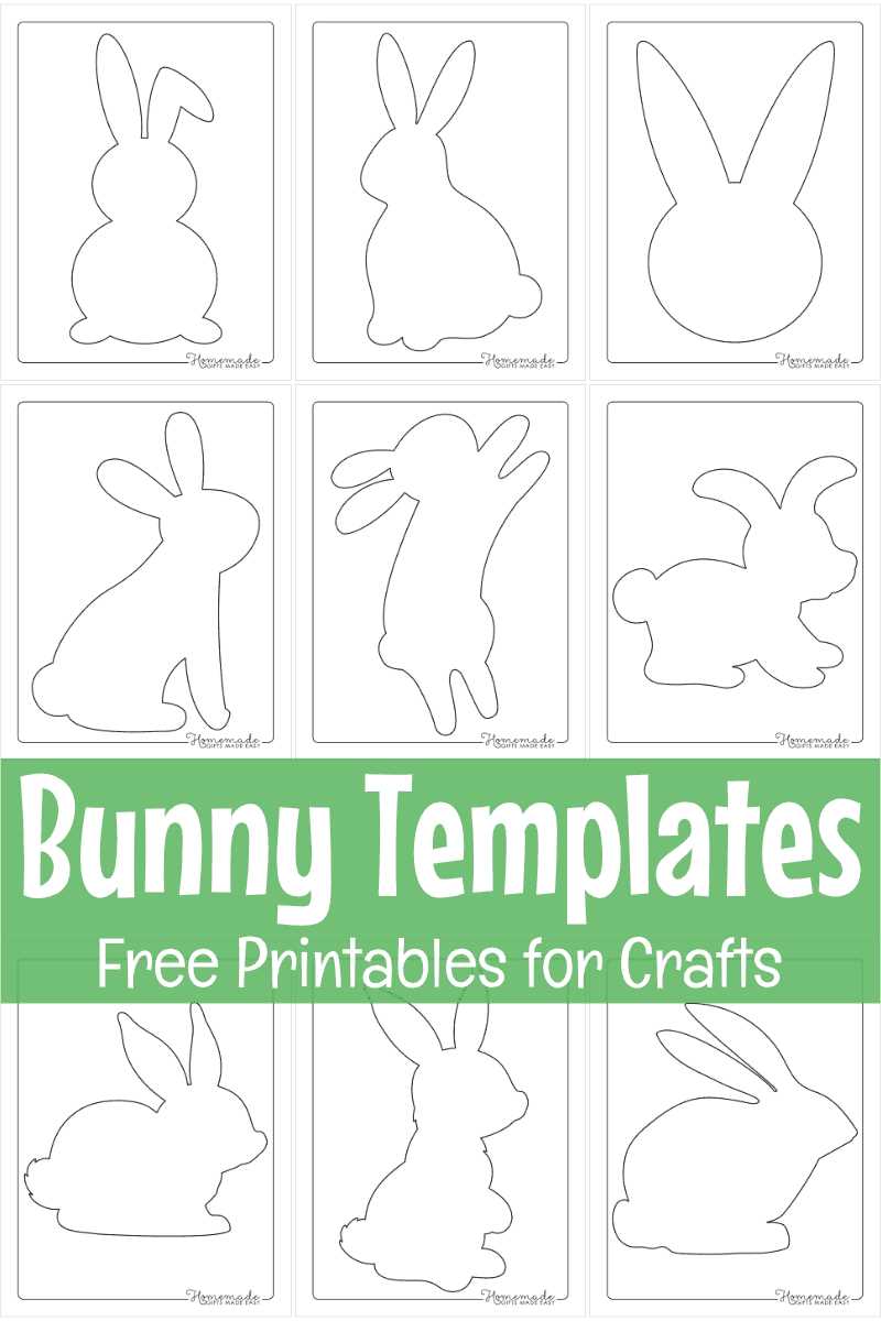 printable simple bunny outline