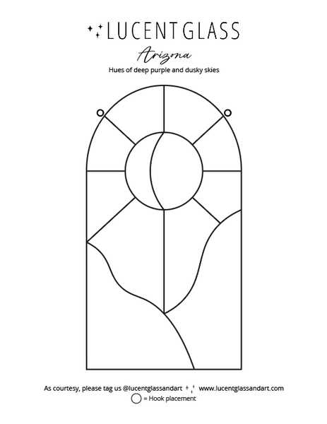 printable simple printable stained glass patterns
