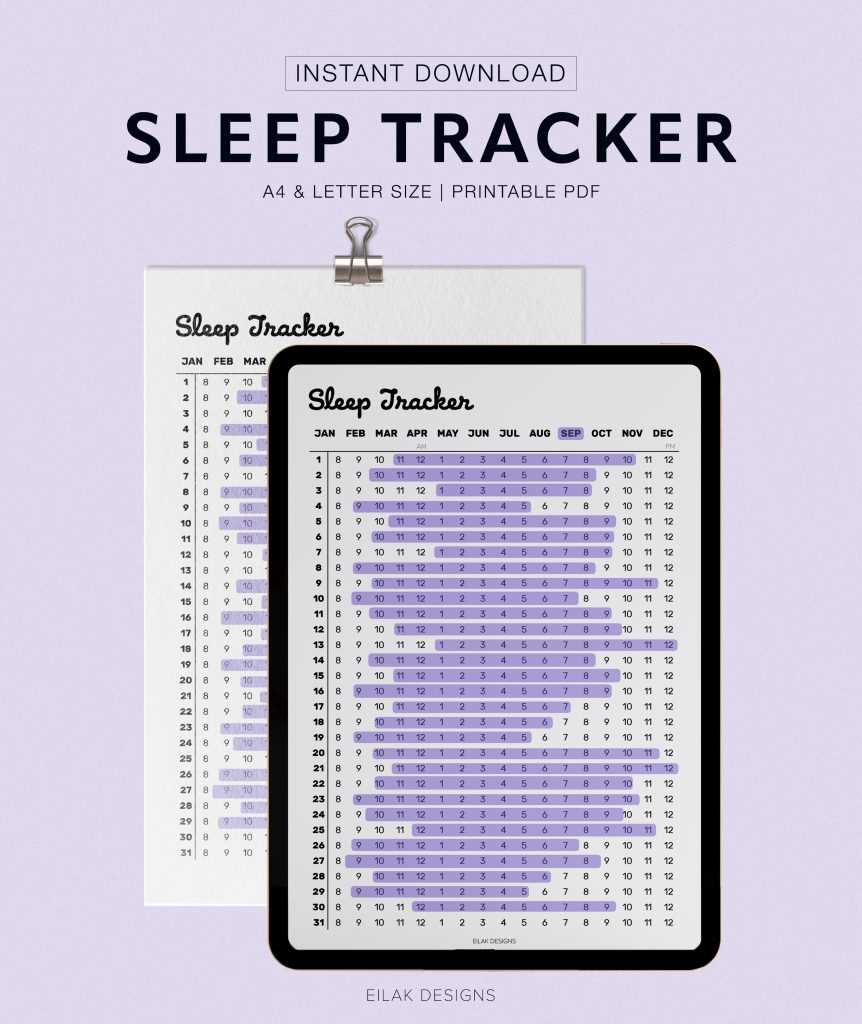 printable sleep tracker