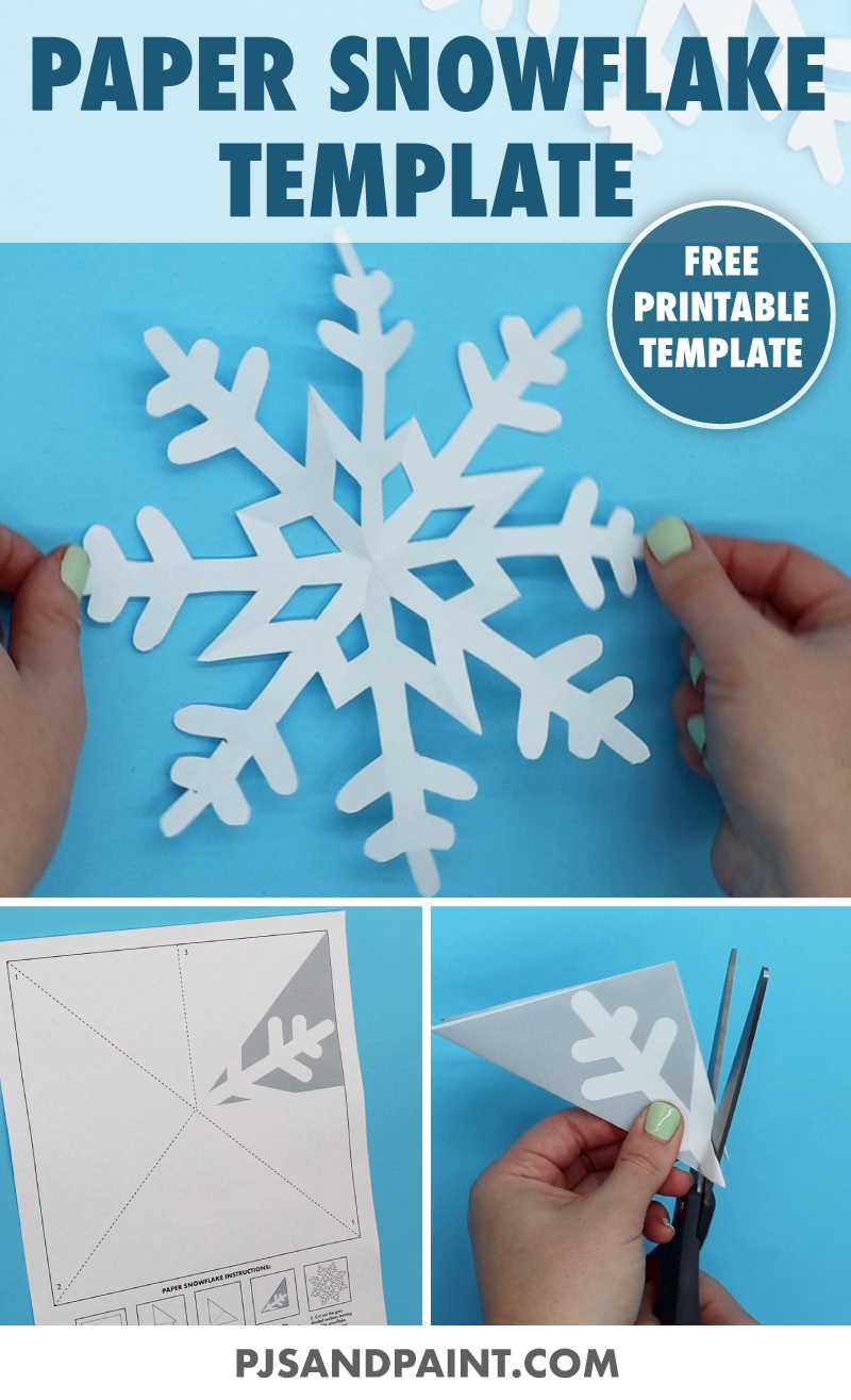 printable snowflake template free