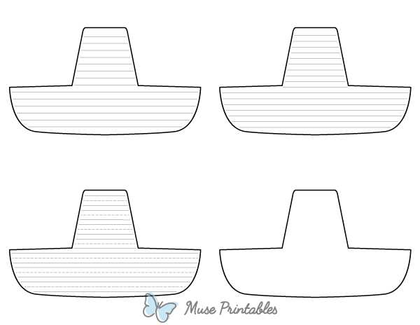 printable sombrero template