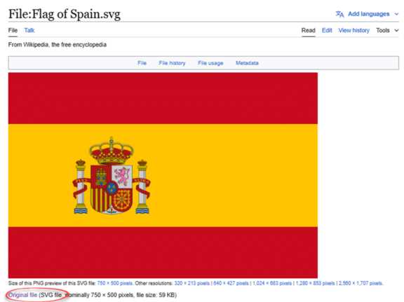 printable spain flag