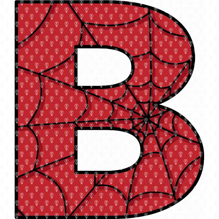 printable spiderman letters