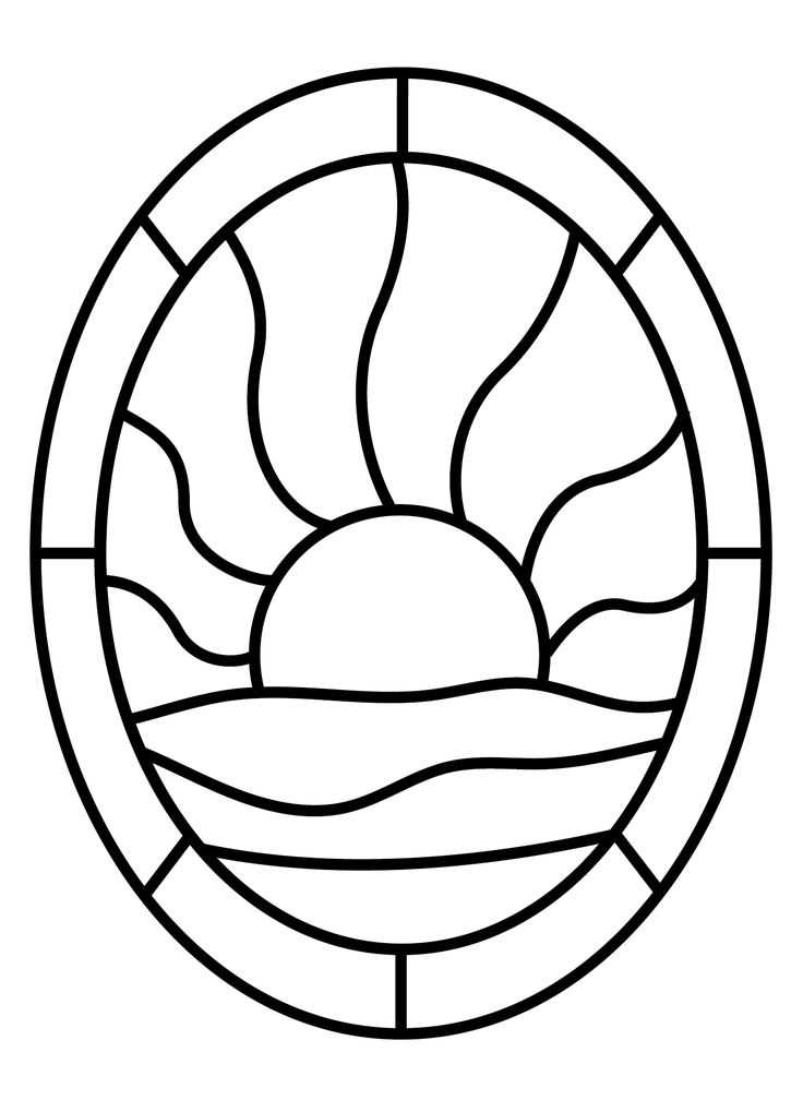 printable stained glass design