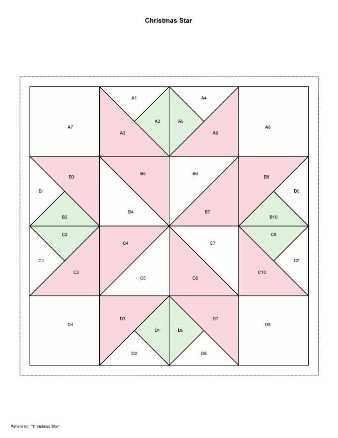 printable star quilt patterns