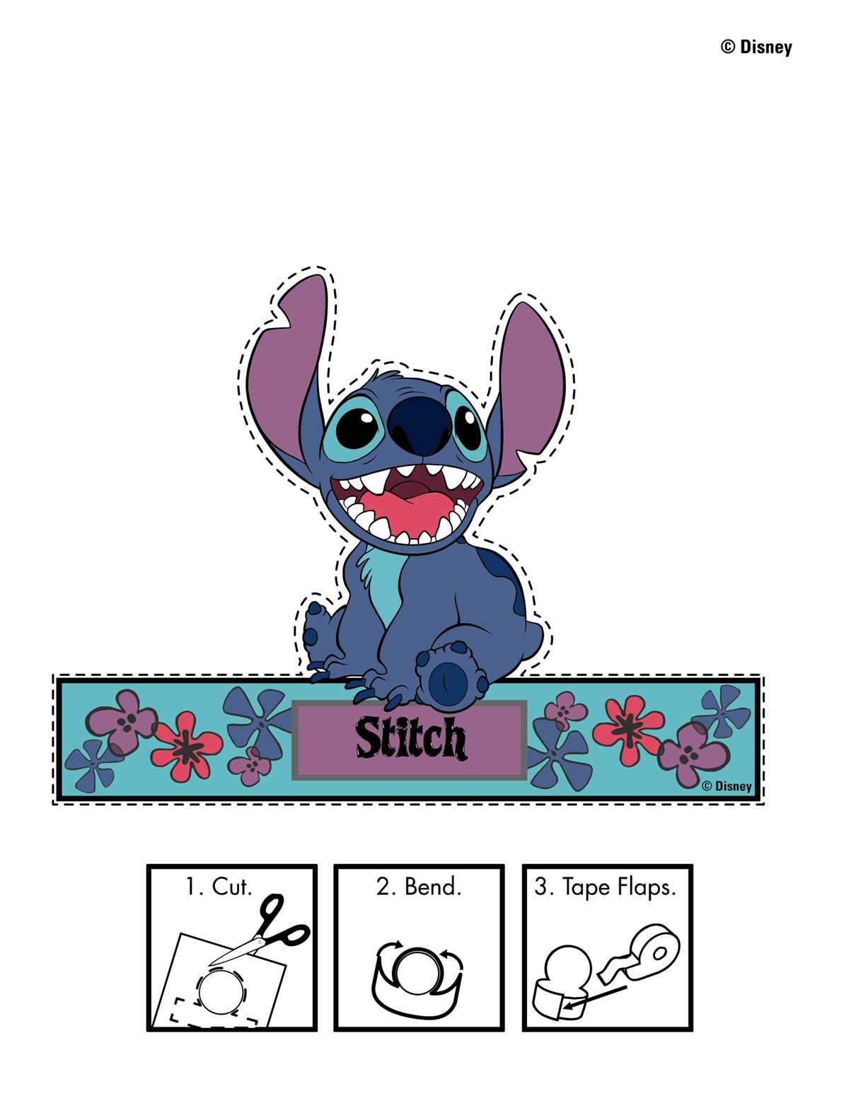 printable stitch craft