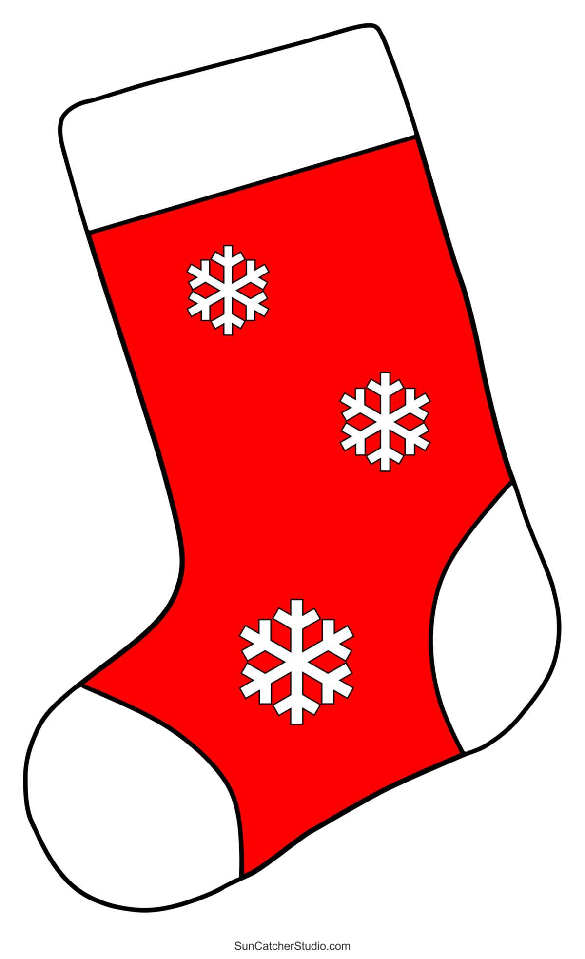 printable stocking template