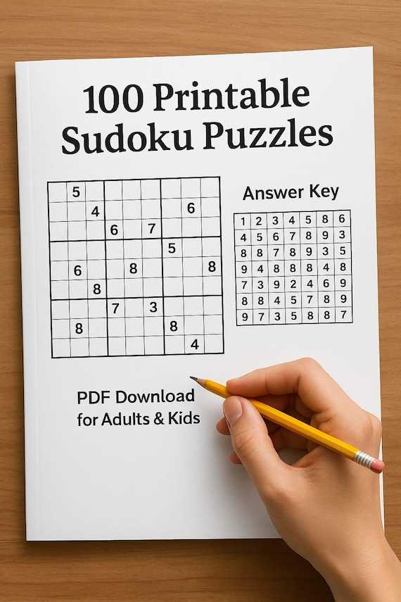 printable sudoku book