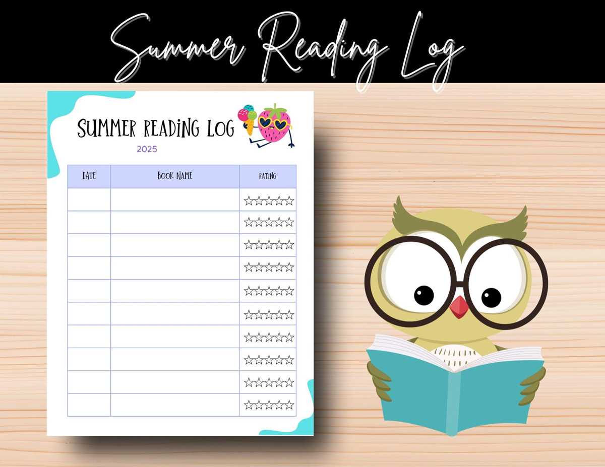 printable summer reading log