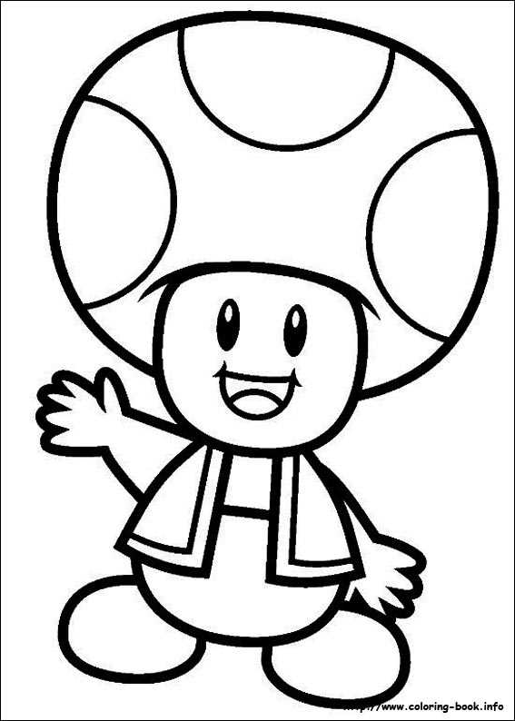 printable super mario coloring pages