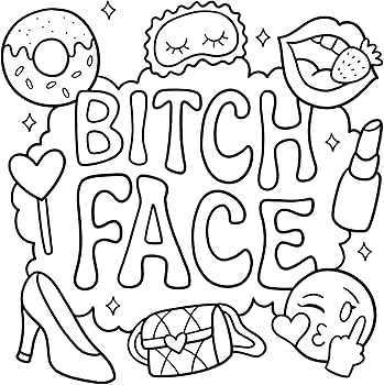 printable swear word coloring pages