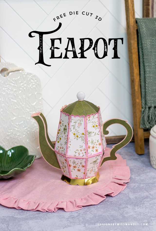 printable tea pot