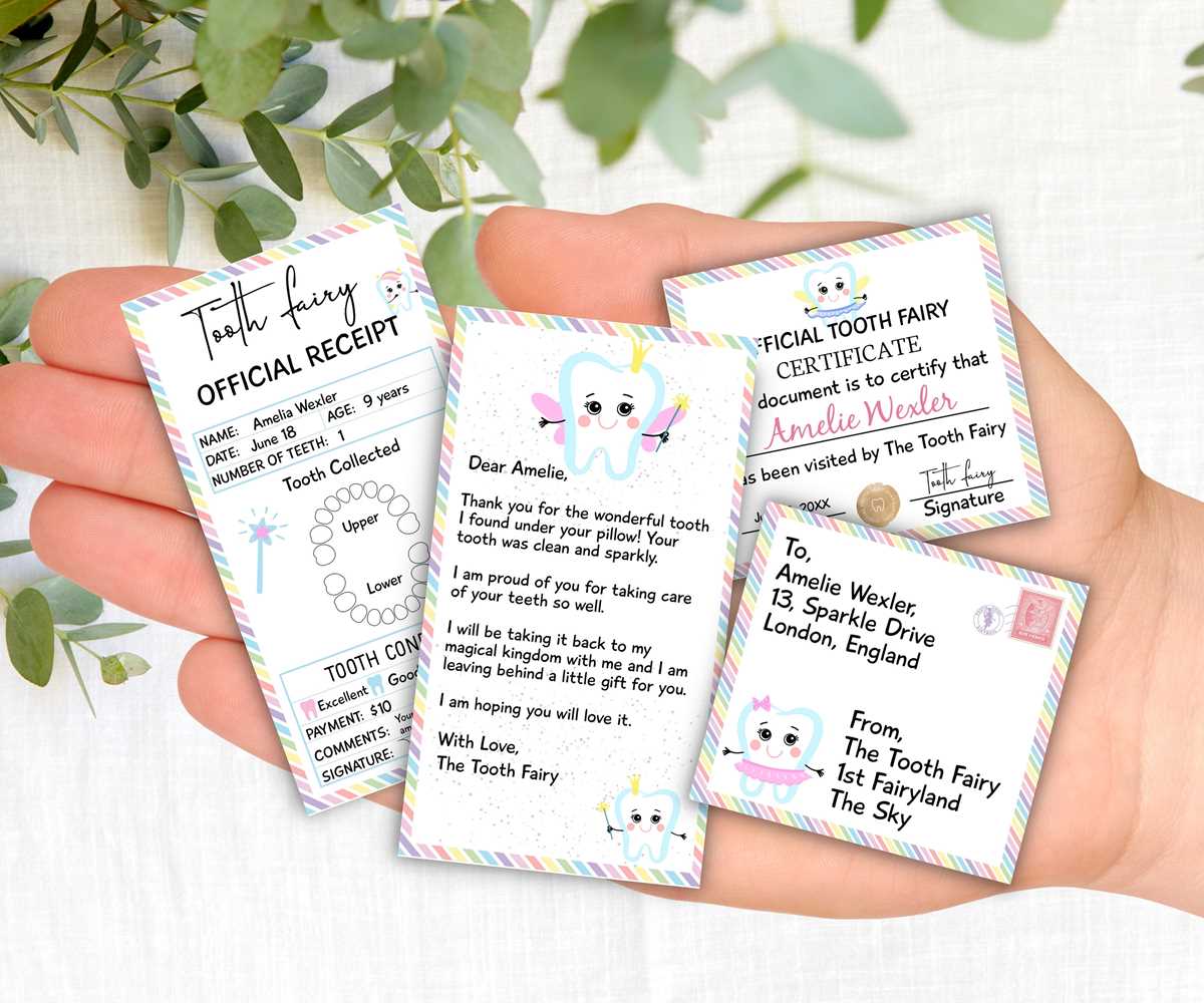 printable tooth fairy receipt