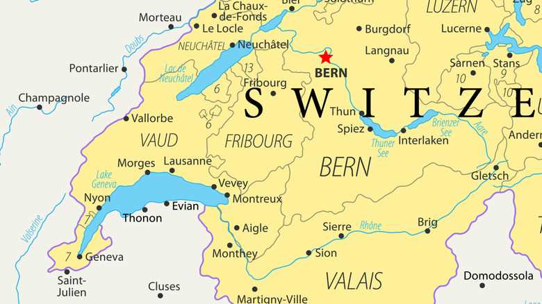 printable tourist map of switzerland