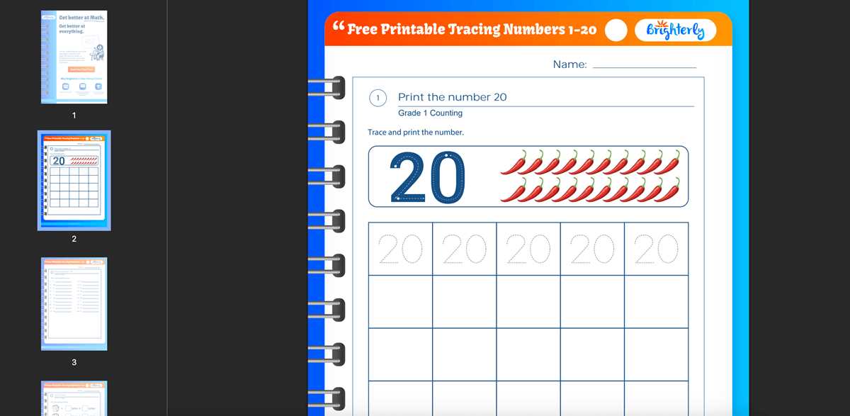 printable tracing numbers worksheets