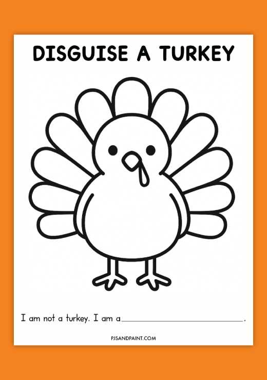printable turkey disguises