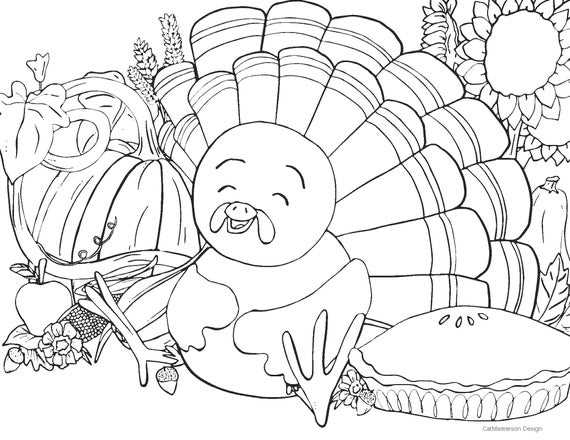 printable turkey pictures to color