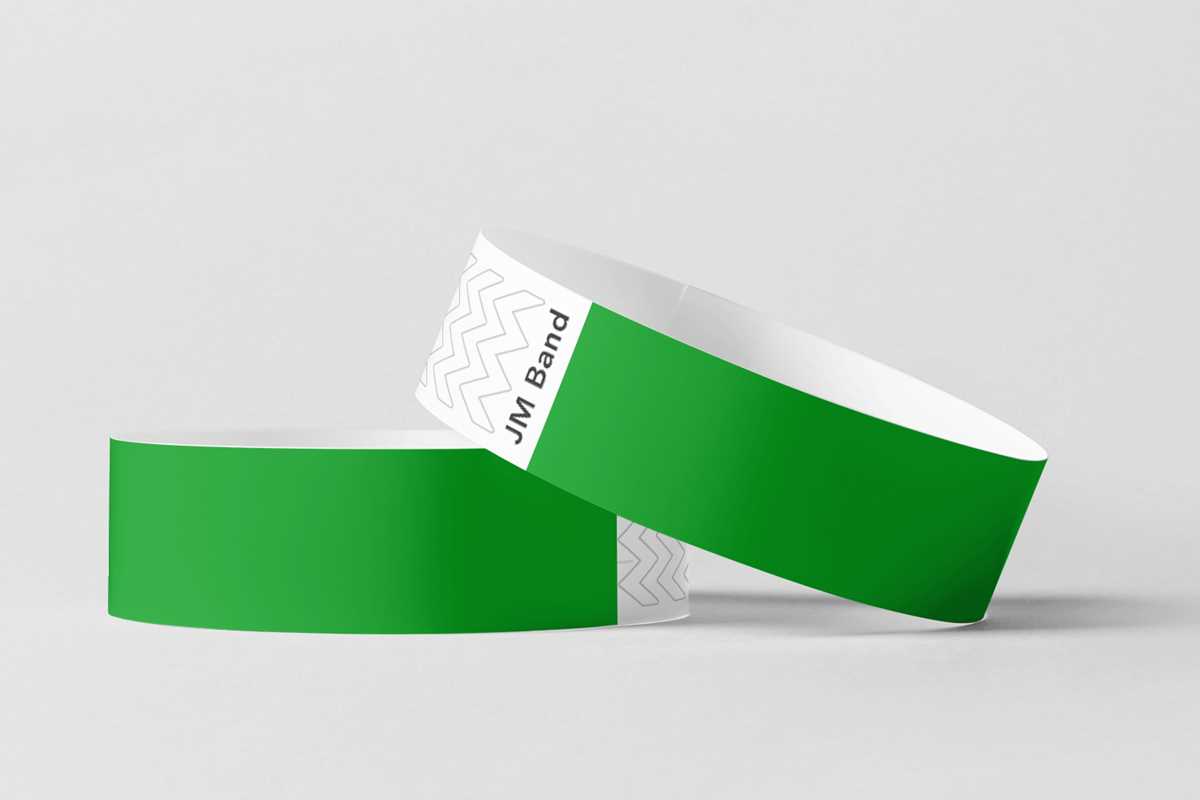 printable tyvek wristband sheets