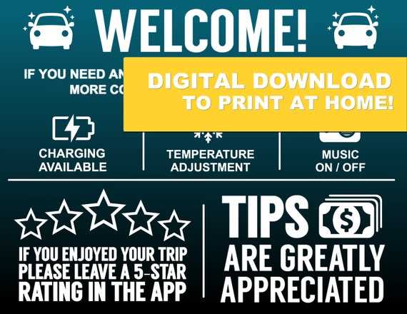 printable uber sign