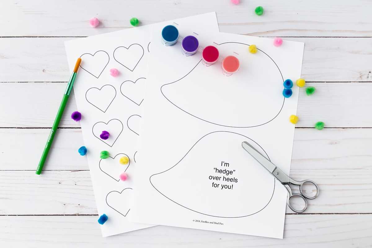 printable valentine craft templates