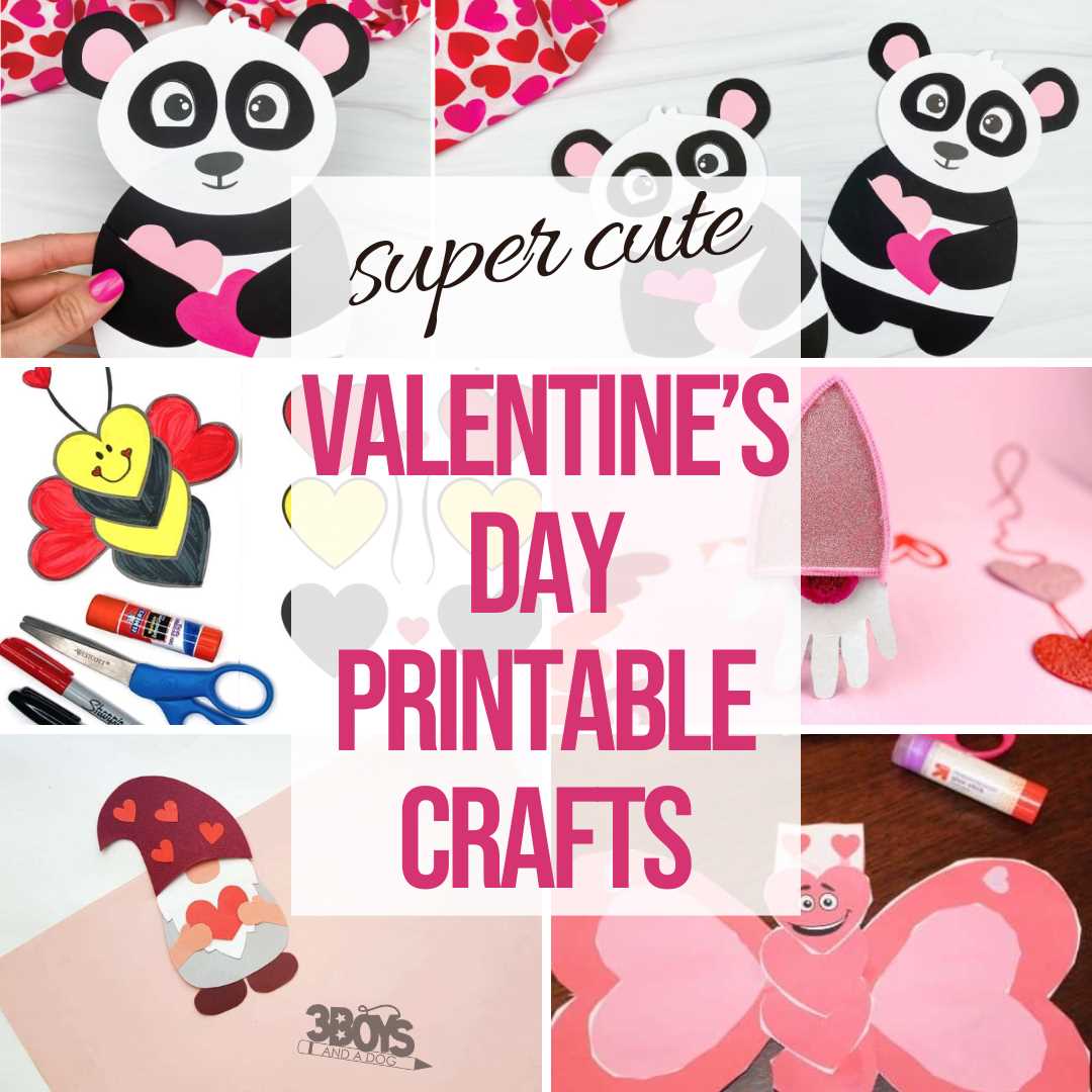 printable valentine crafts