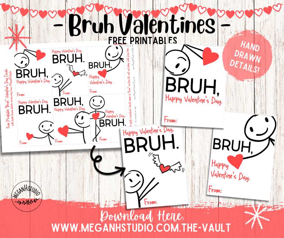 printable valentines crafts