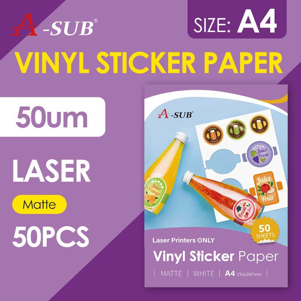 printable vinyl sticker paper for laser printer