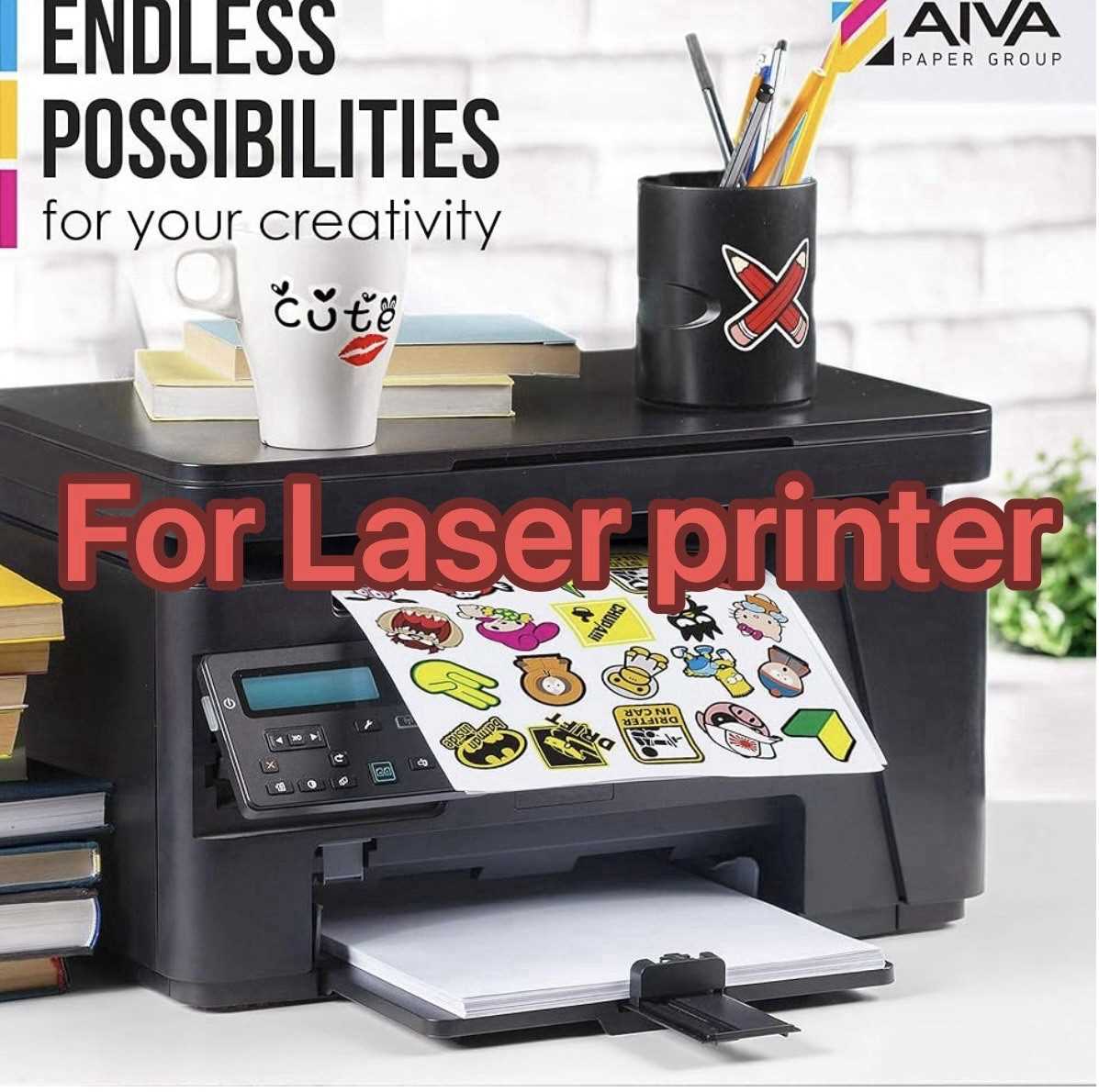 printable vinyl sticker paper for laser printer