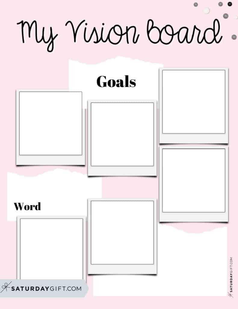 printable vision board stickers