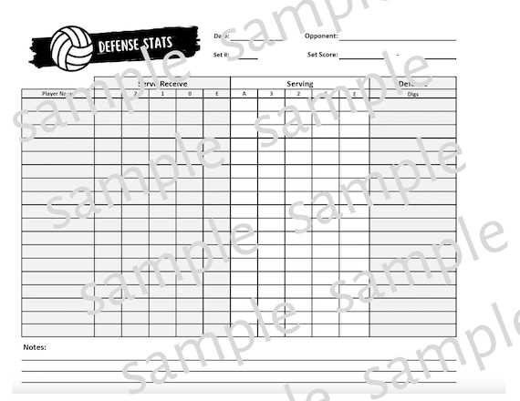 printable volleyball stat sheets