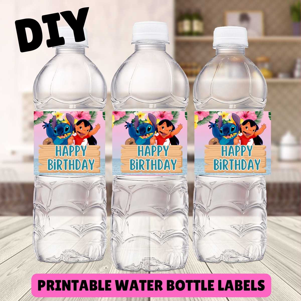 printable water bottles labels