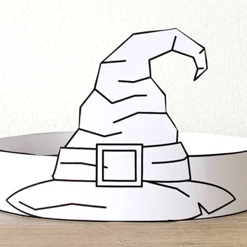 printable witch hat template