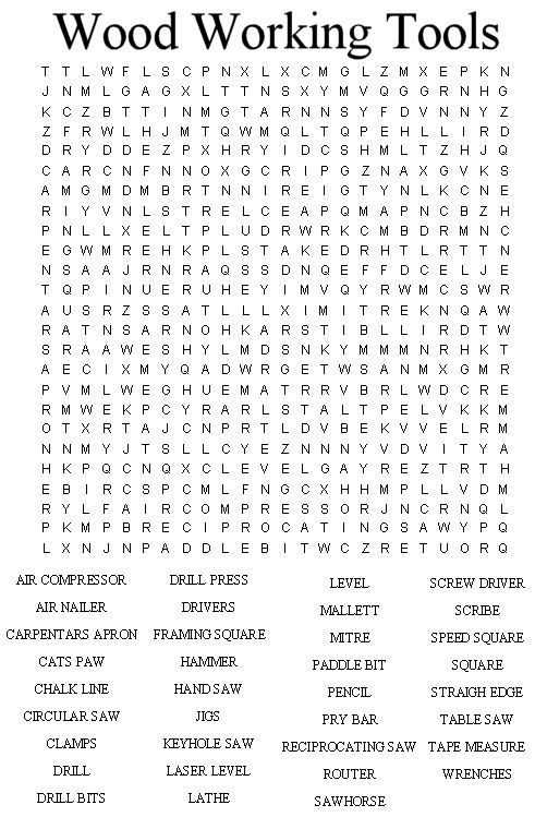 printable word search adults