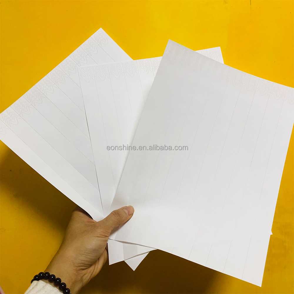 printable wristband sheets