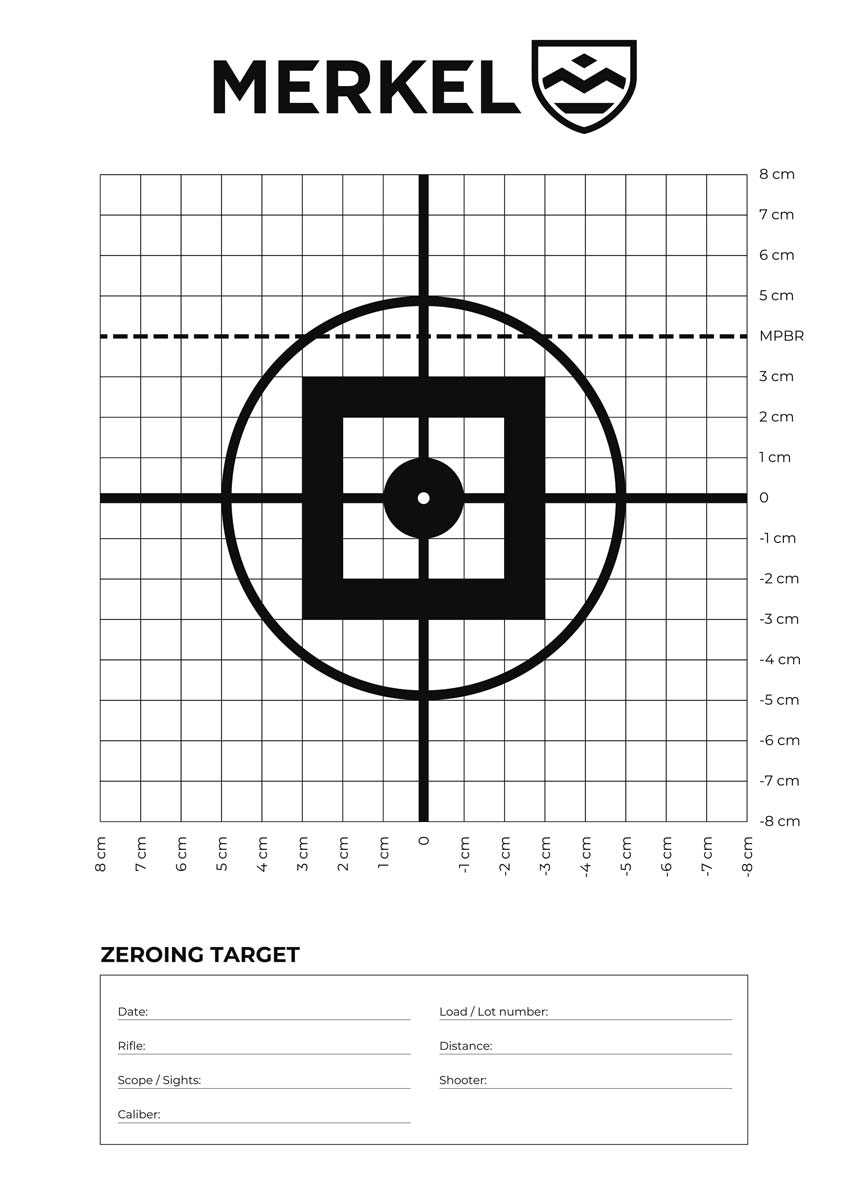 printable zero targets