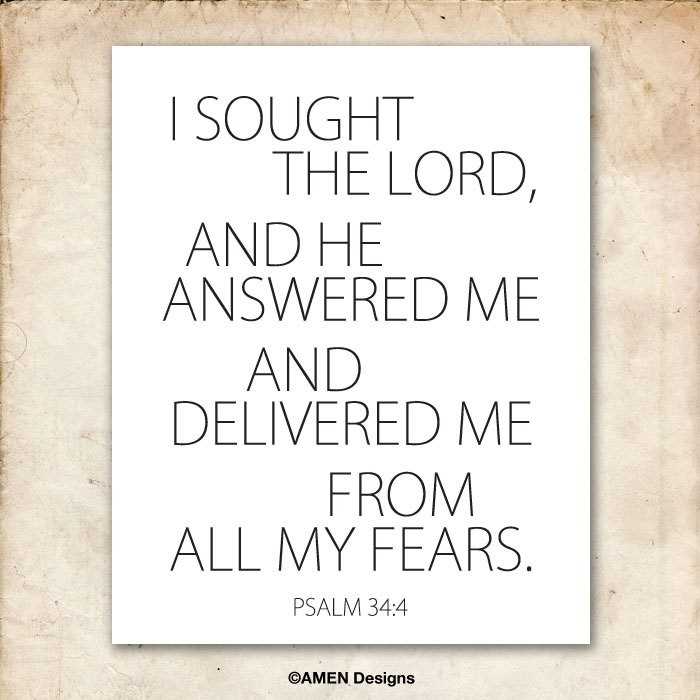 psalm 34 printable