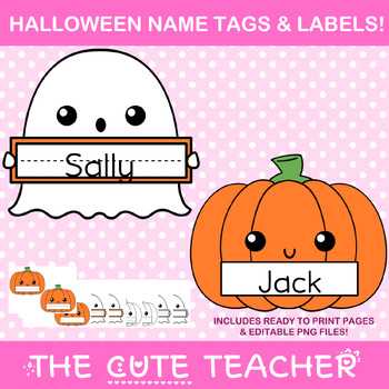 pumpkin name tags printable free