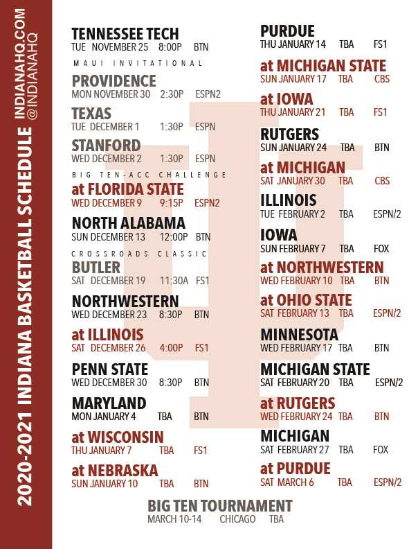purdue basketball schedule printable