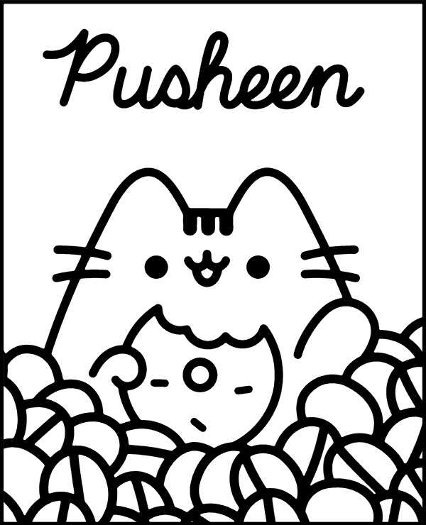 pusheen printable images